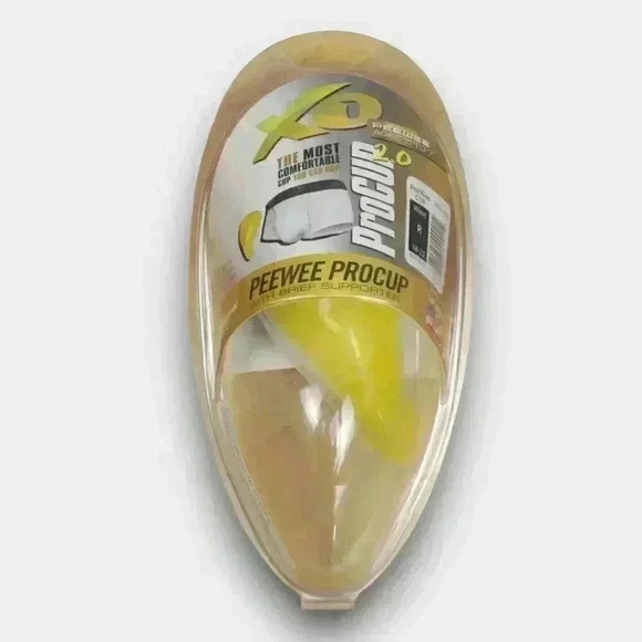 XO Peewee Procup 2.0 Waist R‎18-22 Ages 5 - 7 brief supporter yellow - Picture 1 of 4